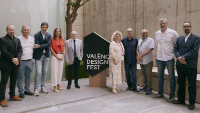 $!Los representantes de la Fundación del Disseny y las administraciones en la presentación del València Design Fest.