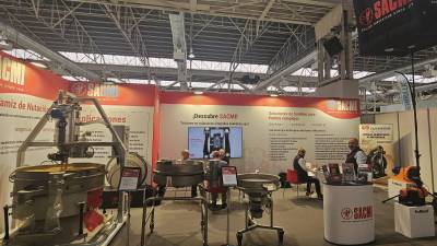 $!El espacio de Sacmi en la feria Exposólidos.