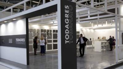 Imagen de archivo del estand de Todagres en Cersaie 2012.