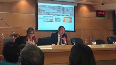 Imagen de la sesión desarrollada en la Casa de Europa de Madrid.