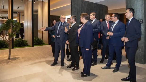 $!Inauguración de la pasada edición de la Muestra Internacional de Porcelanosa Grupo.