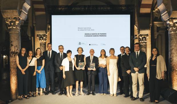 $!Ángela García de Paredes e Ignacio García Pedrosa reciben el Premio Nacional de Arquitectura 2023.