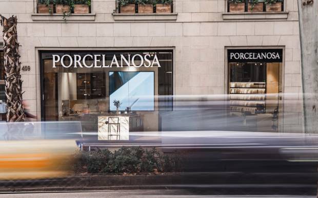 $!Fachada del showroom Porcelanosa Diagonal.
