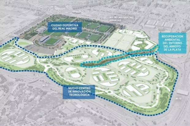 $!Infografía del Ayuntamiento de Madrid de la futura ciudad deportiva del Real Madrid / Ayuntamiento de Madrid