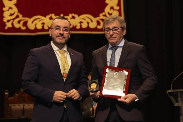 $!Benlloc, con Joaquín Font de Mora (Vidres).