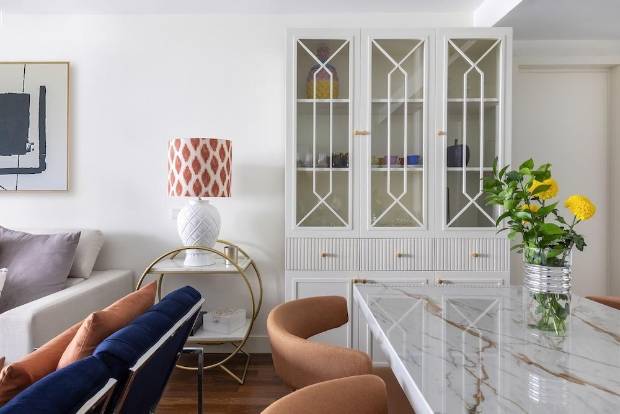 $!El salón de la vivienda.