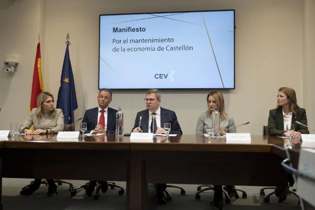 $!La alocución del presidente de CEV Castellón, Luis M. Martí.