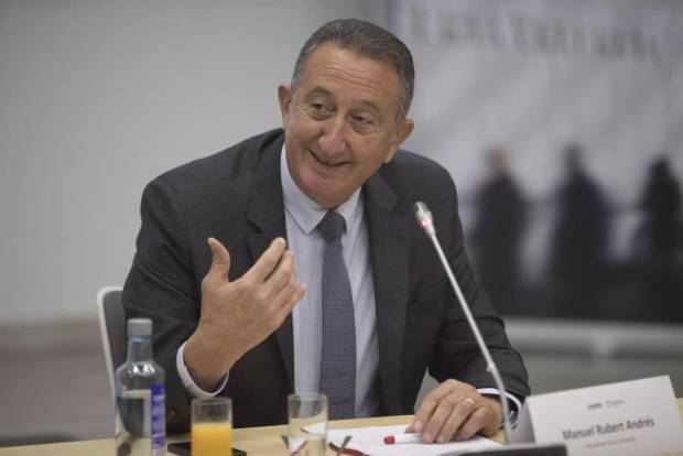 $!Manuel Rubert, en un acto de la Cámara de Comercio de Valencia.
