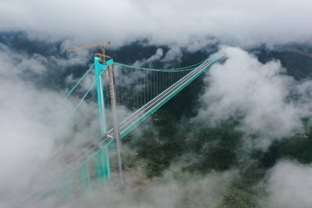 $!Guizhou’s Huajiang Grand Canyon Bridge.