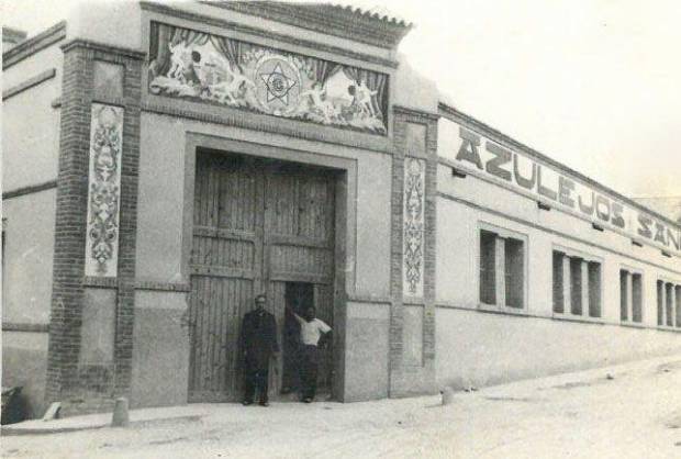 $!Azulejos Sanchis. Fotografía de 1920.