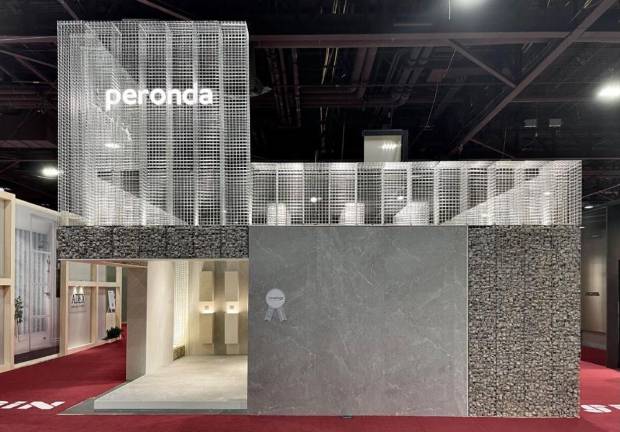 $!Imagen del espacio comercial de Peronda en Coverings 2024.