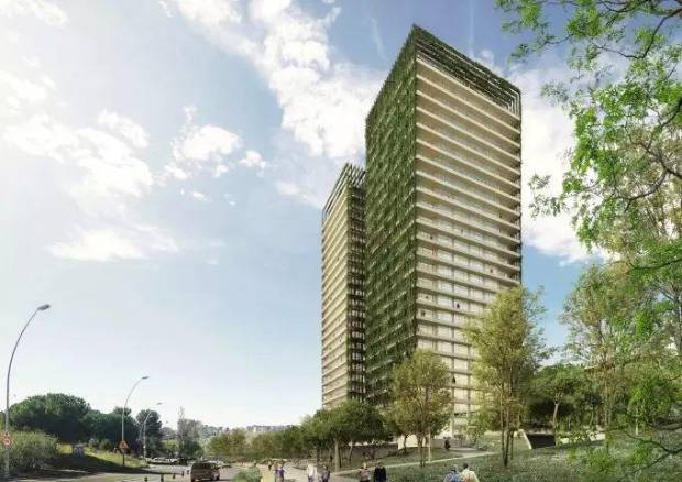 $!’Render’ del futuro rascacielos Tower One de Porta Diagonal-