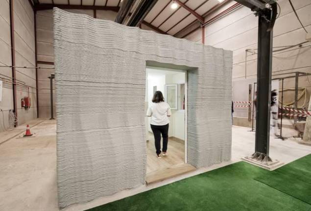 Así es la primera vivienda construida con hormigón 3D en España