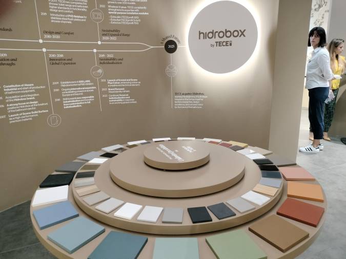 Galería de fotos | TECE e Hidrobox, equipamiento de baño premium en Cersaie 2025