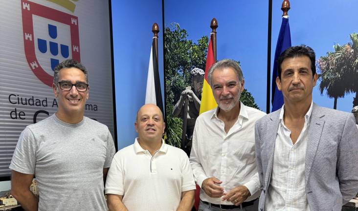 José Durá, director general de Grupo BdB, visita Ceuta para trasladar su apoyo a BdB Doncel