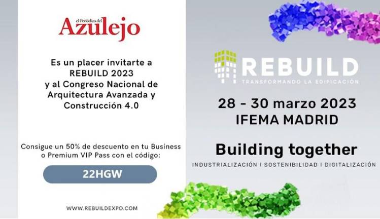 El Periódico del Azulejo invita a sus lectores a la feria Rebuild