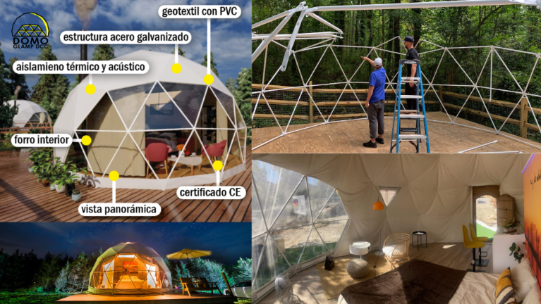 Conoce la nueva generación de domos geodésicos de Domo Glamp DCC y Domo Domo