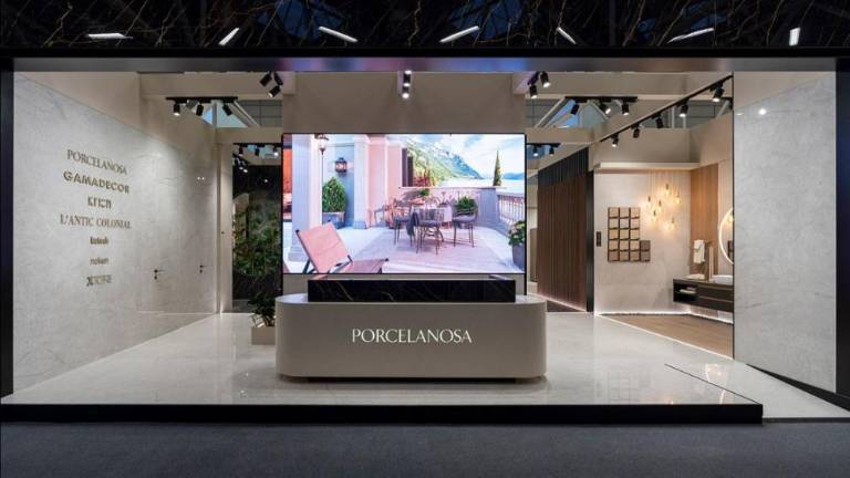 Porcelanosa plantea una ‘lluvia’ de novedades en su espacio en Cersaie