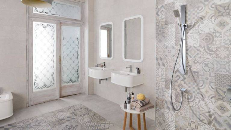 Diseños vintage y relieves chic, en 'Dover', de Porcelanosa