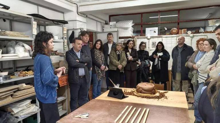 Los socios del proyecto europeo Ceramic+ visitan el ecosistema azulejero de Onda