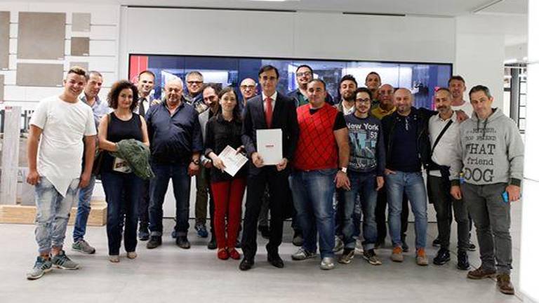 Arquitectos italianos conocen las instalaciones de Pamesa