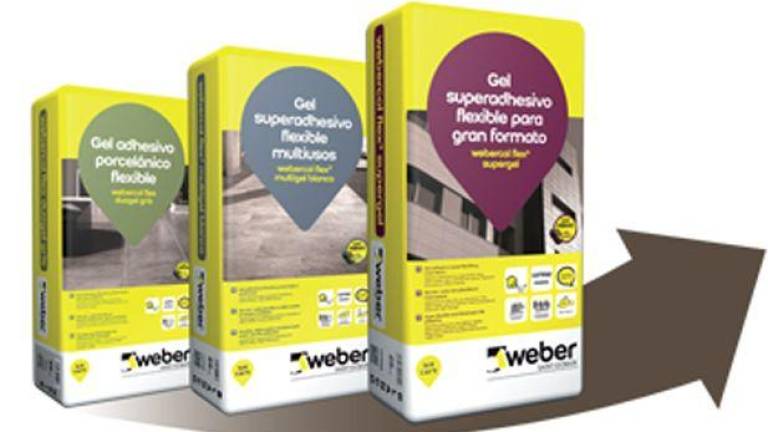 Weber presenta su nueva generación de adhesivos flexibles