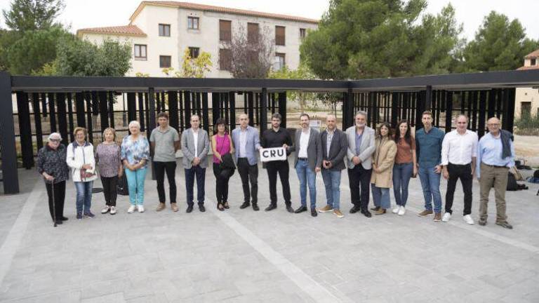 VÍDEO | Inauguran la obra ganadora del Concurso Cerámico de Regeneración Urbana de Castellón (CRU)