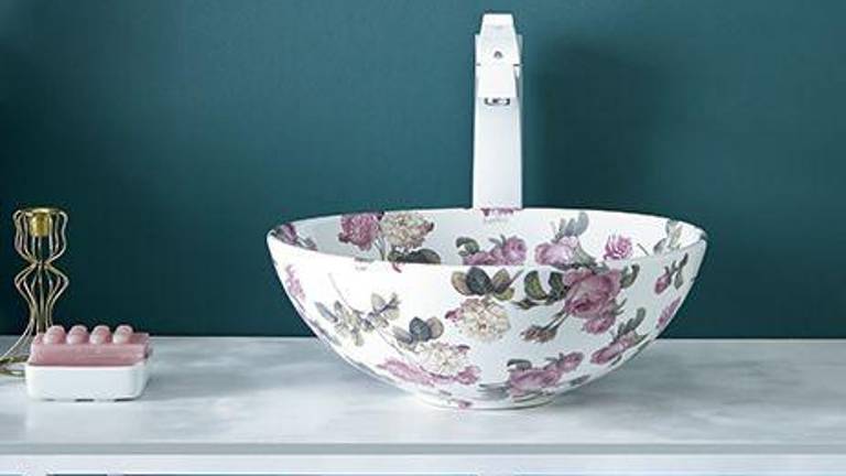 Flores en el baño con Vintage & More