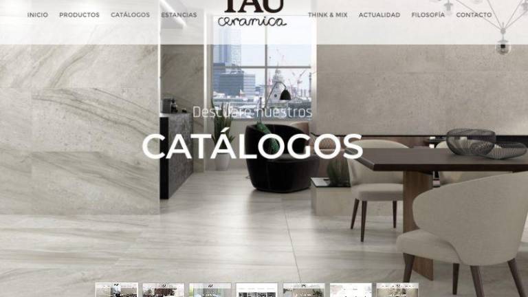 Tau lanza en Cevisama su nueva página web