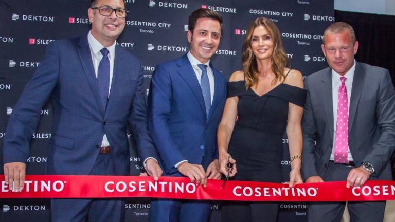 Cindy Crawford, invitada de excepción de Cosentino en Toronto