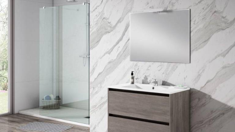 Torvisco traslada la estética de la madera al baño