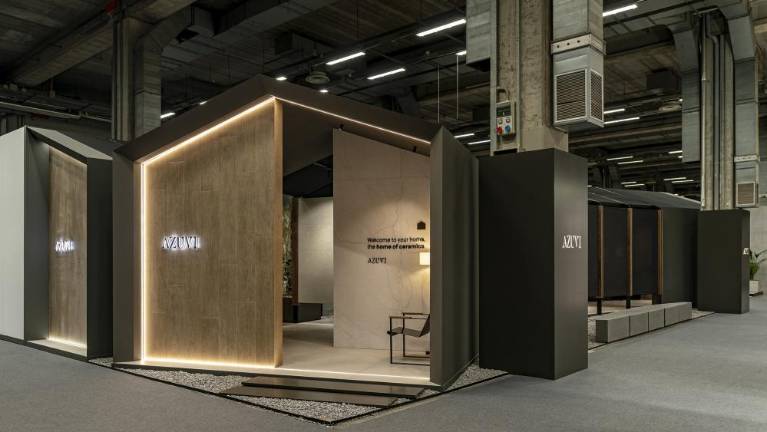 Azuvi recibe el iF Design Award por su estand The Home of ceramics en Cersaie