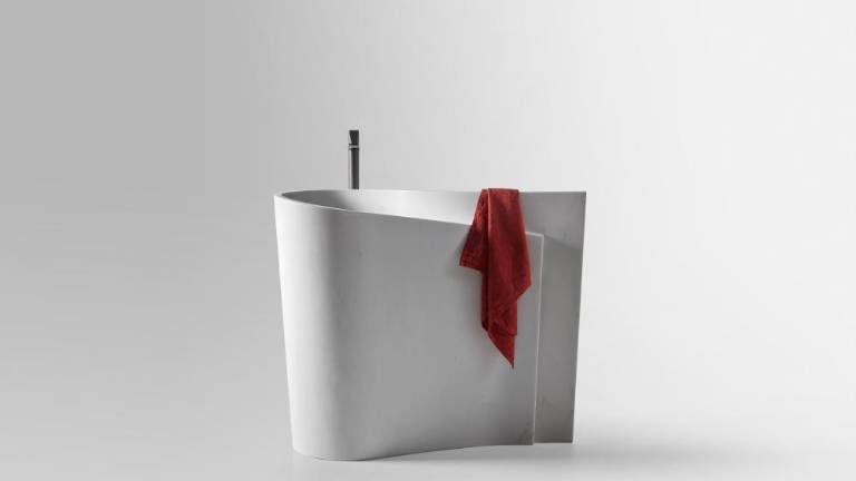 Wave, el nuevo lavabo diseñado por Fuksas para antoniolupi