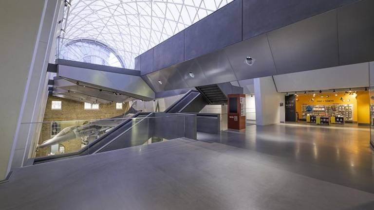 Fila 'combate' en el Museo Imperial de la Guerra de Londres