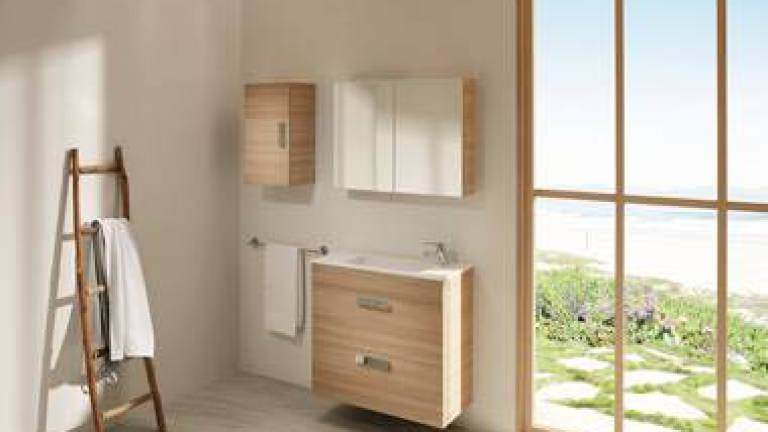 Versatilidad y diseño en los muebles de baño de Roca