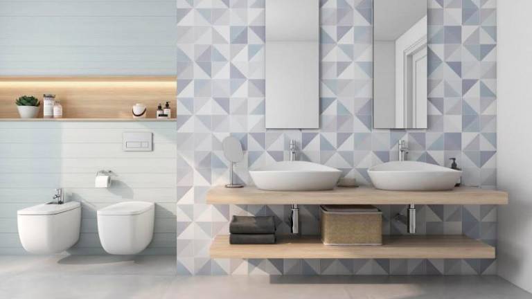 Inercia, un revestimiento con la elegancia de los tonos pastel