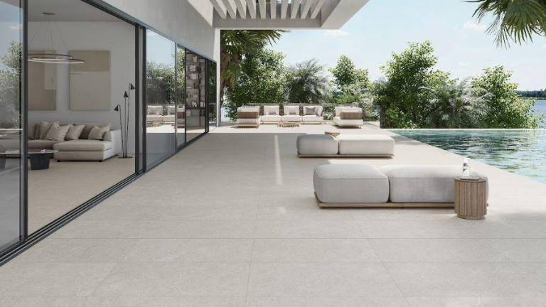 Argenta presenta la colección cerámica Bergstein, la esencia de la piedra «elevada a arquitectura»