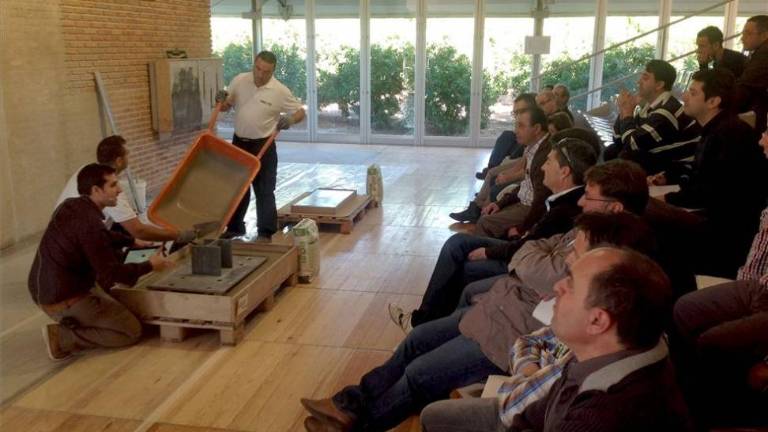 Formación de Kerakoll para asociados de Grup Gamma