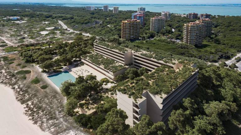 Un nuevo hotel Sidi Saler camuflado entre dunas y árboles de 20 metros