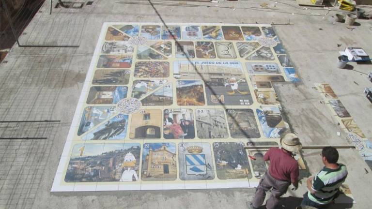 L'Alcora crea un gran juego de la oca de 36 metros