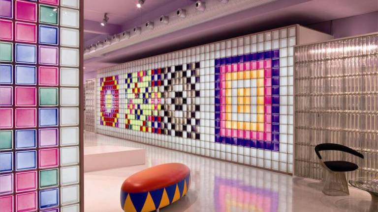 Los colores del éxito de Seves glassblock