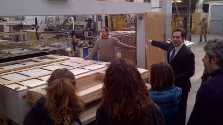 Grup Gamma visita la fábrica de Puertas San Rafael