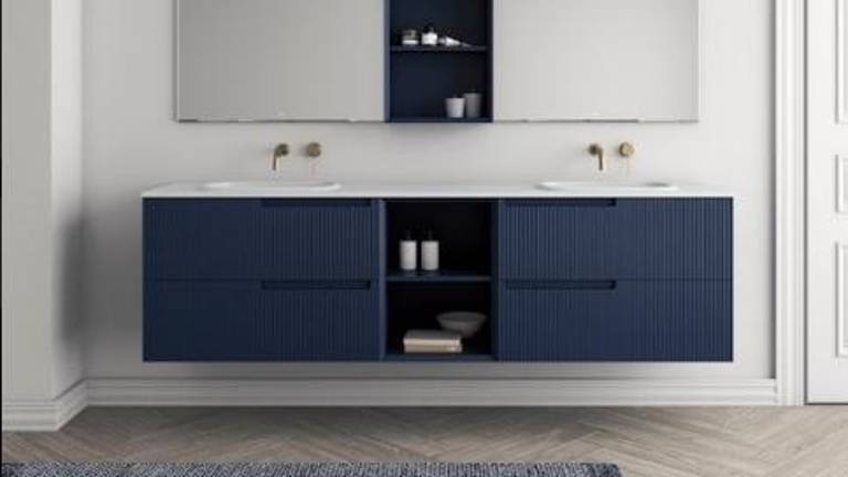 Fiora apuesta por la combinación de materiales de tendencia para el baño