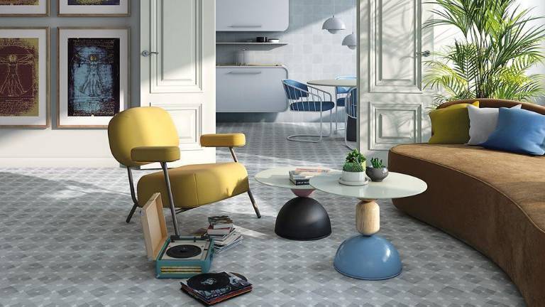 Pop Tile, un pavimento porcelánico con la esencia de los años sesenta