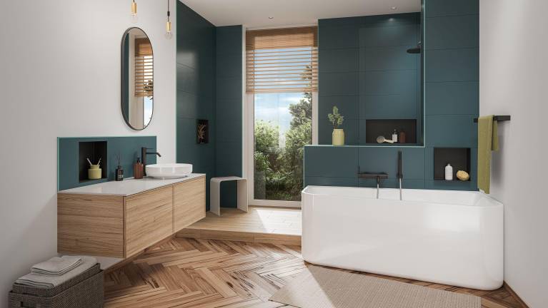 Hornacinas Schlüter-Design-Niche: diseño y practicidad para el cuarto de baño