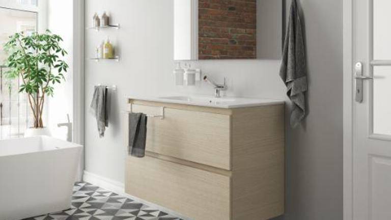 Colgador para mueble de baño Stick blanco de Bath+