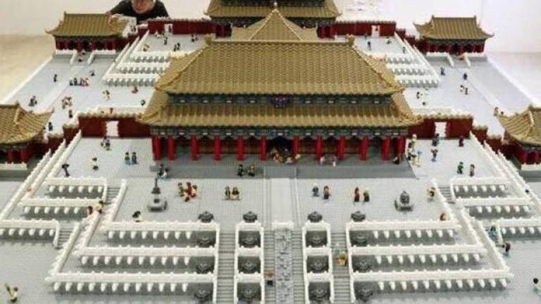 Más de 500.000 piezas de Lego recrean la Ciudad Prohibida de Pekín