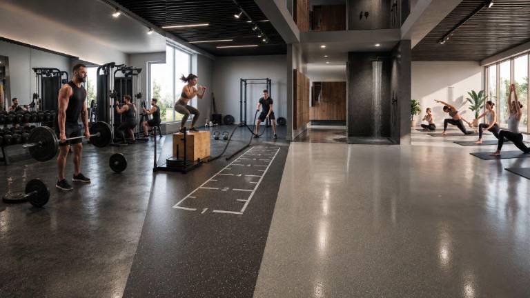 Molins pone el foco en los pavimentos ante el auge del fitness en España