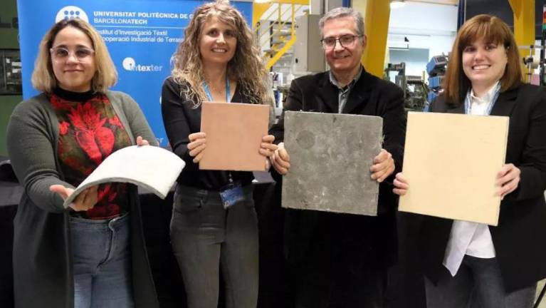Crean un nuevo material de construcción con residuos textiles