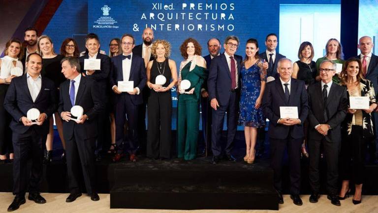 Los premios de Porcelanosa reúnen a la 'crème' de la arquitectura y el diseño en Madrid